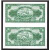 Image 2 : State Bank of Ethiopia. 1945 Issue Uncut Proof/Specimen Pair.