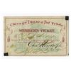 Image 1 : Chicago Board of Trade, Member's Ticket ca.1865..