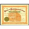 Image 1 : Butte Business College, Issued Scholarship Certificate.
