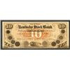 Image 1 : Kentucky Stock Bank, 18xx (ca.1840-50's) Remainder Obsolete Banknote