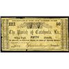 Image 1 : Parish of Catahoula. 50 Cents. 1862.