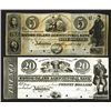 Image 1 : Rhode-Island Agricultural Bank, Ca. 1840's, Obsolete Banknote Pair.