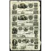 Image 1 : Kelsey H. Douglass Obsolete Currency Sheet. Ca.1830-40'a, Texas-Louisiana.