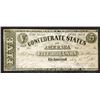 Image 1 : Confederate States. 5 Dollars. 1861.