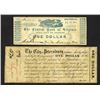 Image 1 : Central Bank of Virginia, 1 Dollar, 1862; City of Petersburg, 1 Dollar, 1861.