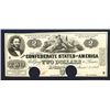 Image 1 : Confederate States. 2 Dollars. 1862.