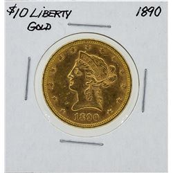 1890 $10 Liberty Head Gold Coin