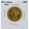 Image 1 : 1890 $10 Liberty Head Gold Coin