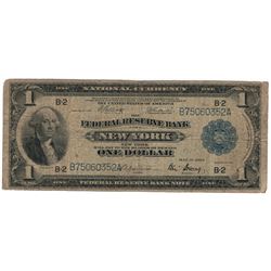 1918 $1 Flying Eagle Federal Reserve Bank Note