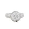 Image 2 : 14KT White Gold 3.22ctw Round Brilliant Cut Diamond Engagement Ring