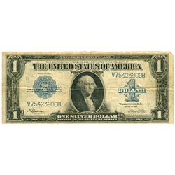 1923 $1 Large Silver Certificate Speelman / White Note