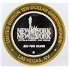 Image 1 : New York New York Las Vegas $10 Casino Gaming Token .999 Fine Silver Limited Edi