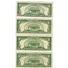 Image 2 : 1928F $5 Red Seal Note Lot of 4