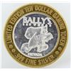 Image 1 : Bally's Las Vegas $10 Casino Gaming Token .999 Fine Silver Limited Edition