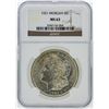 Image 1 : 1921 Morgan Silver Dollar Coin NGC Graded MS63