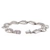Image 3 : 14KT White Gold 0.66ctw Diamond Bracelet