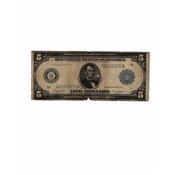 1914 $5 Federal Reserve Note