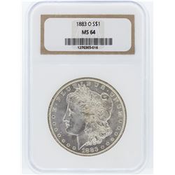 1883-O NGC MS64 Morgan Silver Dollar