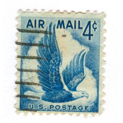 United States Eagle in Flight Airmail Postage Stamp