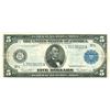 Image 1 : 1914 $5 Blue Seal Federal Reserve Bank Note