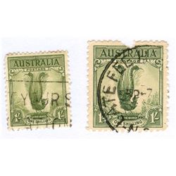 Australia Postage Stamps Lot of 2