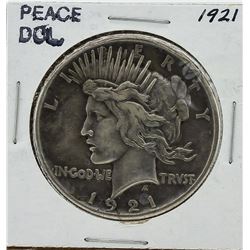 1921 Peace Silver Dollar Coin