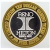 Image 1 : Hilton Reno $10 Casino Gaming Token .999 Fine Silver Limited Edition