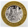Image 2 : Hilton Reno $10 Casino Gaming Token .999 Fine Silver Limited Edition