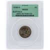Image 1 : 1938-D Buffalo Nickel Coin PCGS Graded MS65
