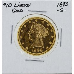 1893-S $10 Liberty Head Gold Coin
