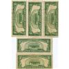 Image 2 : 1928C $5 Red Seal Note Lot of 5