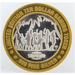 Tropicana Las Vegas $10 Casino Gaming Token .999 Fine Silver Limited Edition