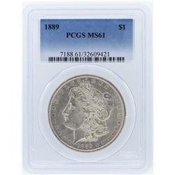 1889 PCGS MS61 Morgan Silver Dollar