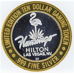 Flamingo Laughlin $10 Casino Gaming Token .999 Fine Silver Limited Edition