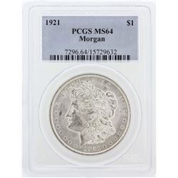 1921 PCGS MS64 Morgan Silver Dollar