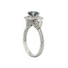 Image 3 : 14KT White Gold 1.63ct  Green-Blue Diamond Ring