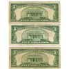 Image 2 : 1928F $5 Red Seal Note Lot of 3