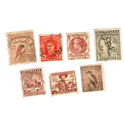 Australia Postage Stamps Lot of 7