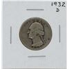Image 1 : 1932-D Washington Quarter Key Date Silver Coin