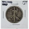 Image 1 : 1938-D Walking Liberty Half Dollar Silver Coin