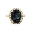 Image 2 : 14KT Yellow Gold 6.88ct Tanzanite and Diamond Ring