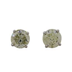 14KT White Gold 1.50ctw Diamond Stud Earrings