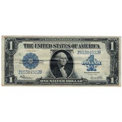 1923 $1 Large Silver Certificate Speelman / White Note