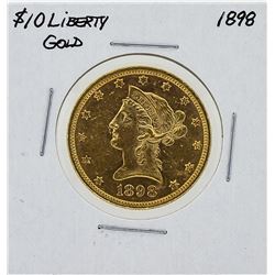 1898 $10 Liberty Head Gold Coin