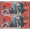Image 2 : Australia, Twenty Dollars, MacFarlane/Henry (2002) KM 02 994463/64 (R.420aF)