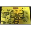 Australia, NPA Issue, Fifty Dollars, Fraser/Evans (1994) Uncut Pair