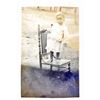 Image 1 : BLACK AMERICANA RPPC REAL PHOTO POSTCARD OF A LITTLE GIRL STANDING ON A CHAIR
