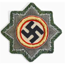 GERMAN NAZI ARMY CLOTH GERMAN CROSS IN GOLD