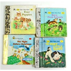 LOT OF 4 MINI LITTLE GOLDEN BOOKS