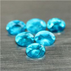 LOT OF 3.72 CTS OF BLUE MADAGASCAR APATITES